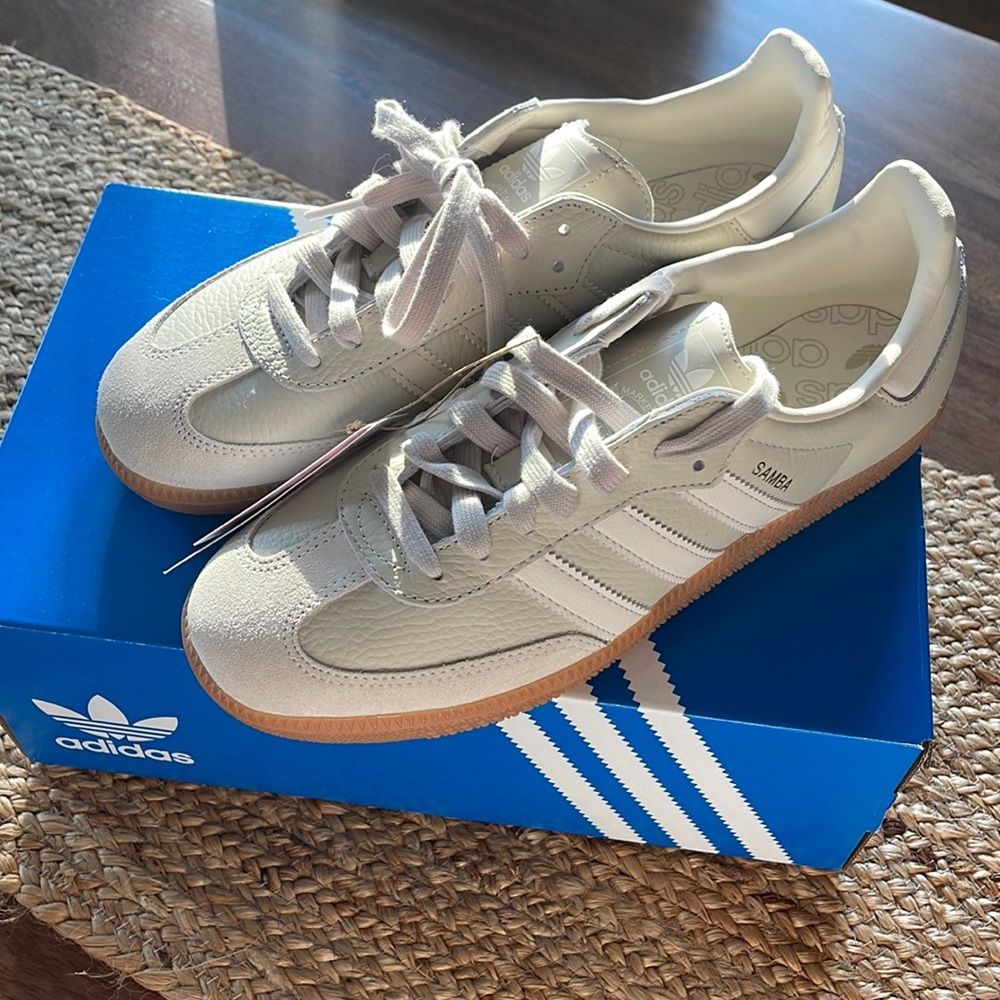 Adidas Samba OG Originals 8.5 Beige/White